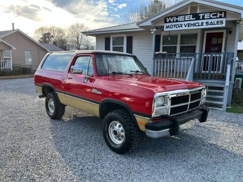 Dodge Ramcharger For Sale in Maylene, AL - Wheel Tech Motor Vehicle Sales