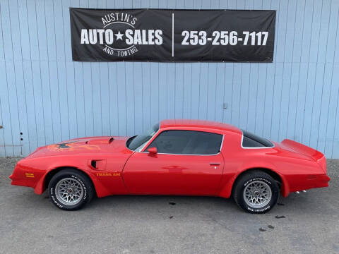 1978 Pontiac Firebird Trans Am for sale at Austin's Auto Sales in Edgewood WA