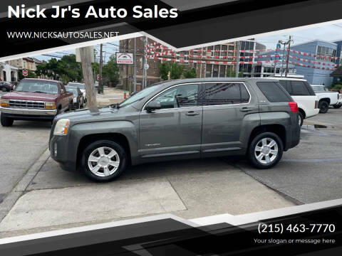 2013 GMC Terrain for sale at Nick Jr's Auto Sales in Philadelphia PA