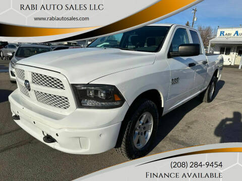 2013 RAM 1500 for sale at RABI AUTO SALES LLC in Garden City ID