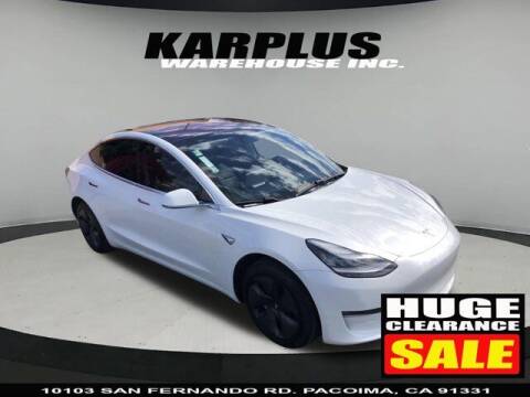 2018 Tesla Model 3 for sale at Karplus Warehouse in Pacoima CA