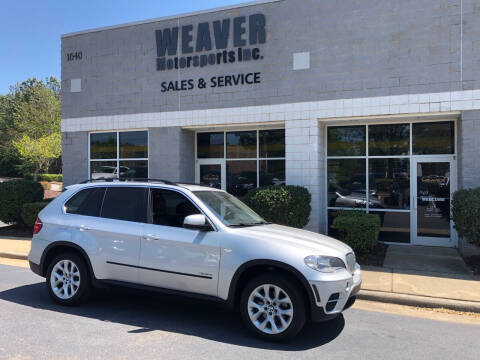 2013 BMW X5 for sale at Weaver Motorsports Inc in Cary NC