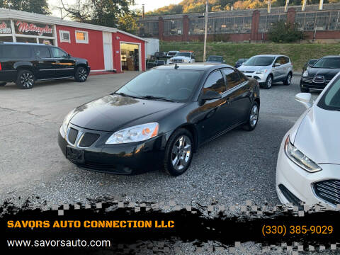 2009 Pontiac G6 for sale at SAVORS AUTO CONNECTION LLC in East Liverpool OH