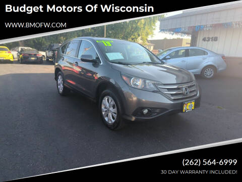 2013 Honda CR-V for sale at Budget Motors of Wisconsin in Racine WI