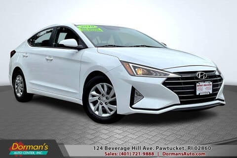 2019 Hyundai Elantra for sale at Dorman's Auto Sales of Pawtucket in Pawtucket RI