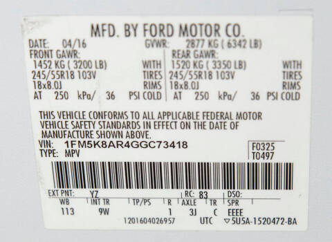 2016 Ford Explorer Police Interceptor Utility