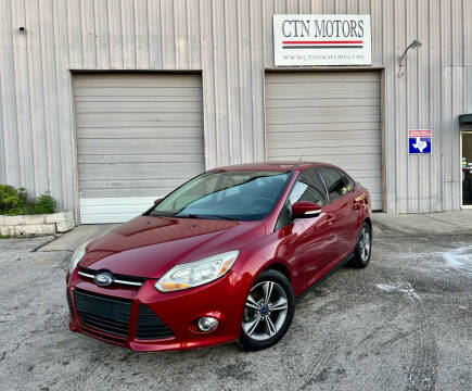 2014 Ford Focus for sale at CTN MOTORS in Houston TX