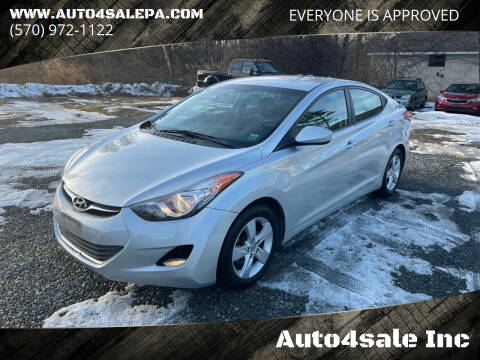 2013 Hyundai Elantra for sale at Auto4sale Inc in Mount Pocono PA