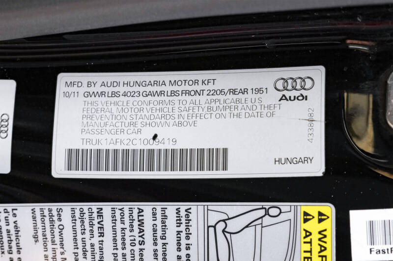 2012 Audi TTS 2.0T quattro Prestige