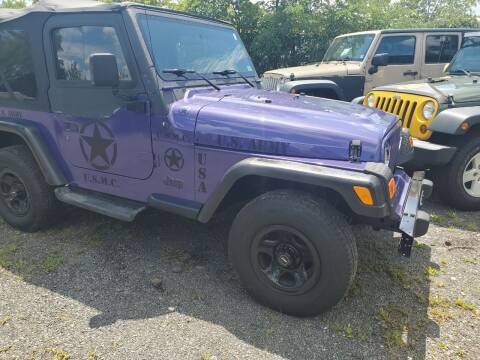 2000 Jeep Wrangler for sale at M & M Auto Brokers in Chantilly VA