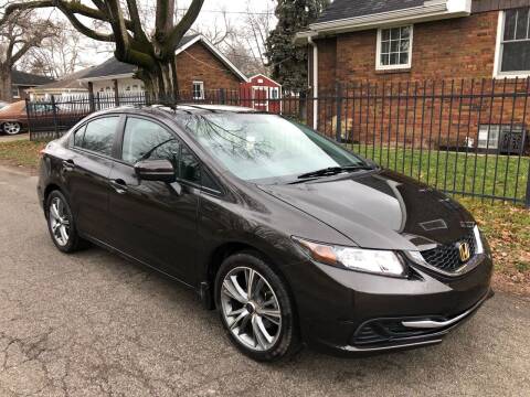 2014 Honda Civic for sale at JE Auto Sales LLC in Indianapolis IN