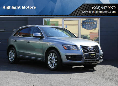 2011 Audi Q5 for sale at Highlight Motors in Linden NJ