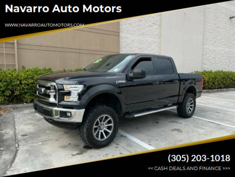 2016 Ford F-150 for sale at Navarro Auto Motors in Hialeah FL