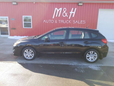 2015 Subaru Impreza for sale at M & H Auto & Truck Sales Inc. in Marion IN