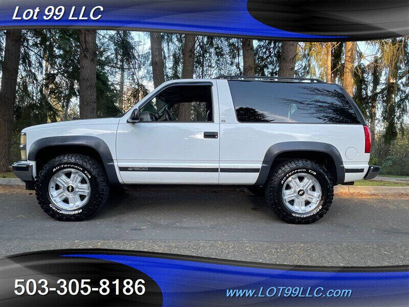 1995 Chevrolet Tahoe for sale at LOT 99 LLC in Milwaukie OR