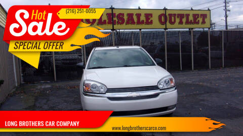 2005 Chevrolet Malibu for sale at LONG BROTHERS CAR COMPANY in Cleveland OH