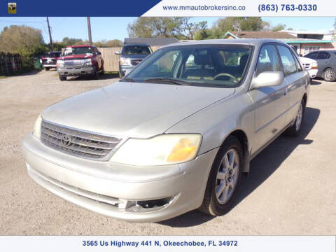 2004 Toyota Avalon for sale at M & M AUTO BROKERS INC in Okeechobee FL