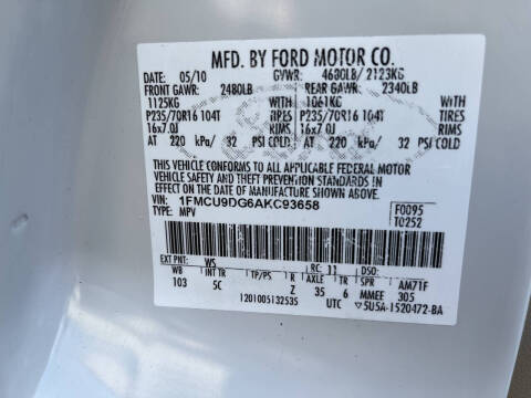 2010 Ford Escape XLT