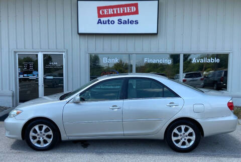 2005 Toyota Camry for sale at Certified Auto Sales in Des Moines IA