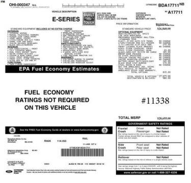 2011 Ford E-Series E-250