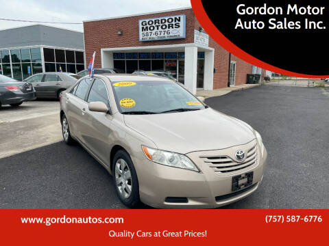 2009 Toyota Camry for sale at Gordon Motor Auto Sales Inc. in Norfolk VA