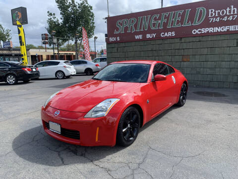 2004 Nissan 350Z for sale at SPRINGFIELD BROTHERS LLC in Fullerton CA