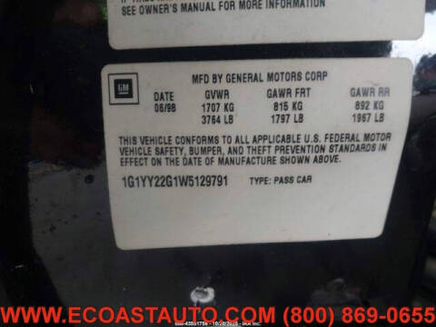 1998 Chevrolet Corvette