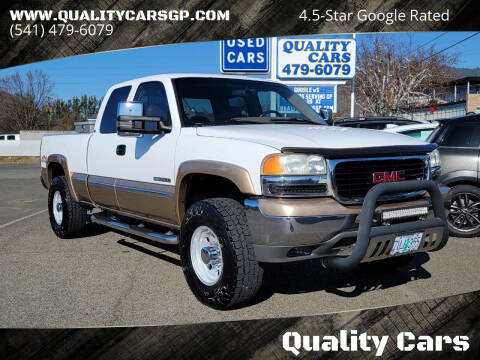 1999 GMC Sierra 2500 for sale at Quality Cars in Grants Pass OR