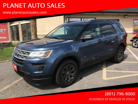 2018 Ford Explorer for sale at PLANET AUTO SALES in Lindon UT