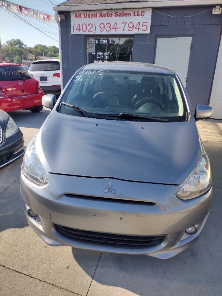 2015 Mitsubishi Mirage for sale at AK Used Auto Sales LLC in Omaha, NE