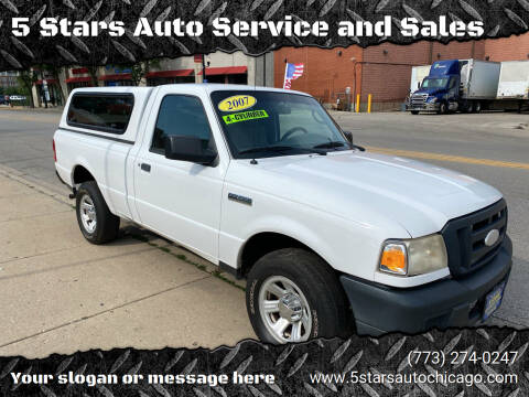 2007 Ford Ranger for sale at 5 Stars Auto Service and Sales in Chicago IL