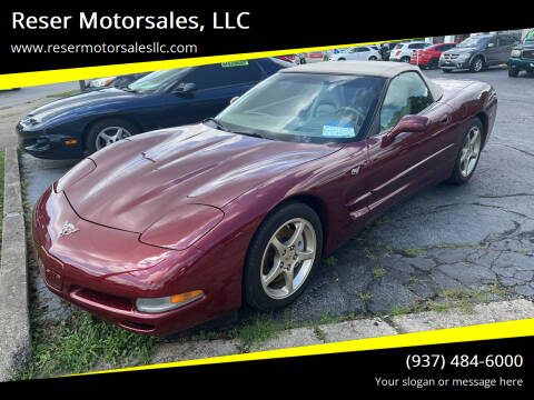 2003 Chevrolet Corvette for sale at Reser Motorsales, LLC in Urbana OH