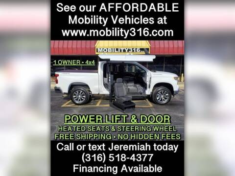 2022 Chevrolet Silverado 1500 for sale at Affordable Mobility Solutions, LLC - Mobility/Wheelchair Accessible Inventory-Wichita in Wichita KS