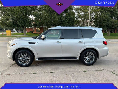 2021 Infiniti QX80 for sale at Mulder Auto Tire and Lube in Orange City IA