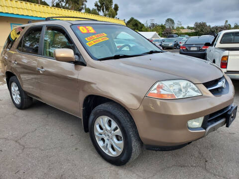 2003 Acura MDX for sale at 1 NATION AUTO GROUP in Vista CA