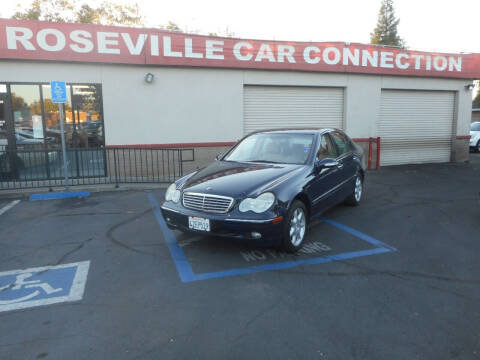 2002 Mercedes-Benz C-Class for sale at ROSEVILLE CAR CONNECTION in Roseville CA