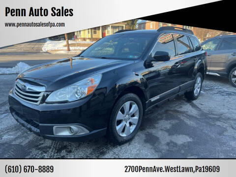 2012 Subaru Outback for sale at Penn Auto Sales in West Lawn PA