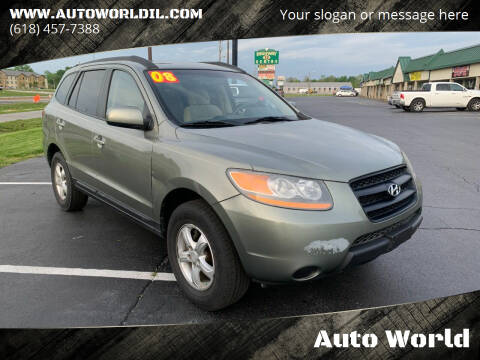 2008 Hyundai Santa Fe for sale at Auto World in Carbondale IL