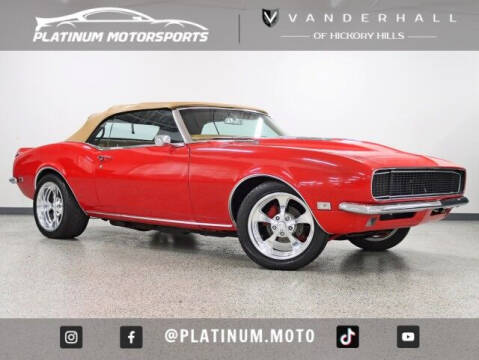 1968 Chevrolet Camaro for sale at Vanderhall of Hickory Hills in Hickory Hills IL