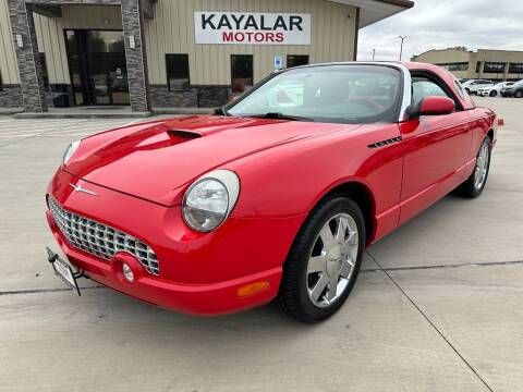 2002 Ford Thunderbird for sale at KAYALAR MOTORS SUPPORT CENTER in Houston TX