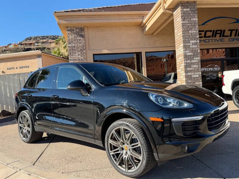 Black 2018 Porsche Cayenne Platinum Edition AWD Platinum Edition 4dr SUV 1