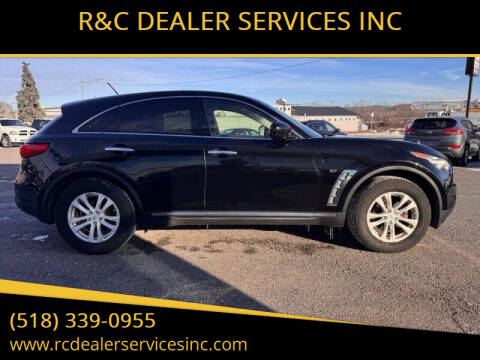 2016 Infiniti QX70 for sale at R&C DEALER SERVICES INC in Cohoes NY
