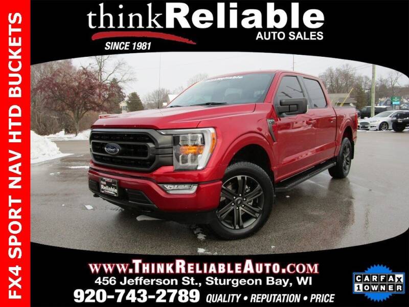 2021 Ford F-150 for sale at RELIABLE AUTOMOBILE SALES, INC in Sturgeon Bay WI