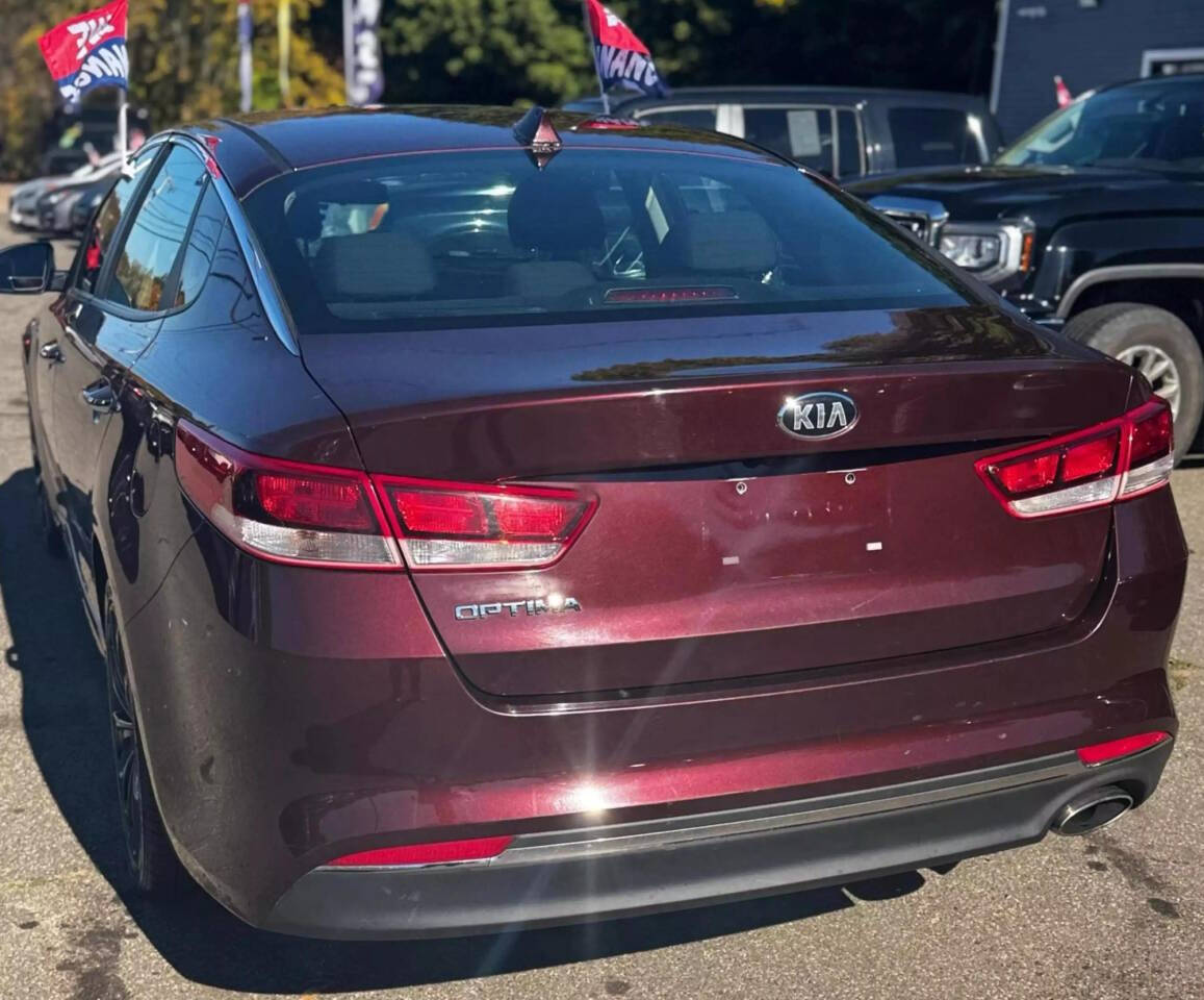 2017 Kia Optima for sale at Adam Auto Sales Inc in Berlin, CT