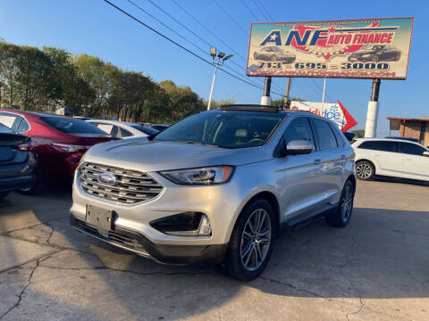 2019 Ford Edge for sale at ANF AUTO FINANCE in Houston TX