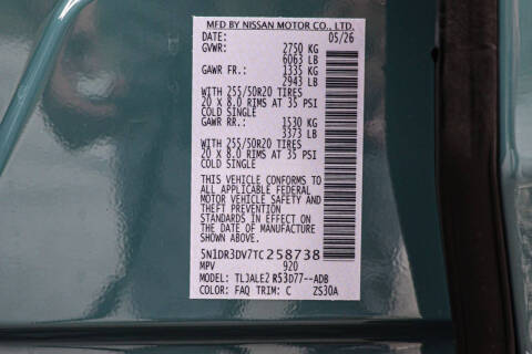 2026 Nissan Pathfinder Platinum