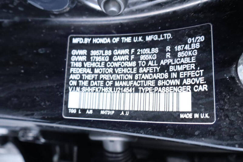 2020 Honda Civic EX