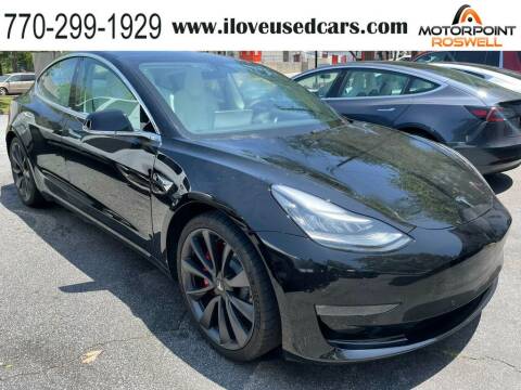 2020 Tesla Model 3 for sale at Motorpoint Roswell in Roswell GA