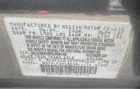 2024 Nissan Versa SV