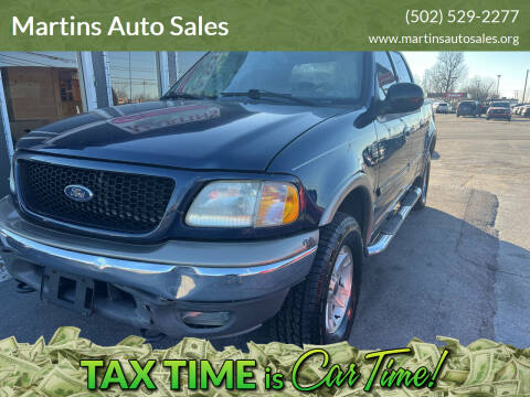 2003 Ford F-150 for sale at Martins Auto Sales in Shelbyville KY